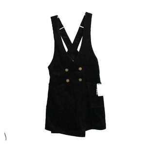 NWT Free People Black Caynonlands Corduroy Dress